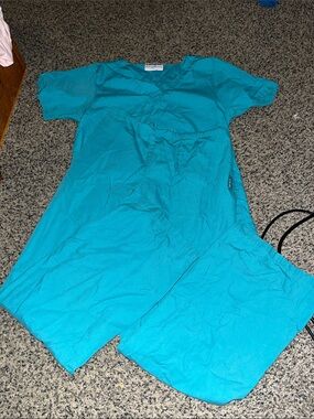 Landau Teal Women's Scrub Set